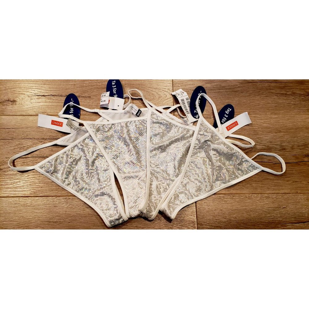 Shiny Euro Thong Bundle SZ S/M